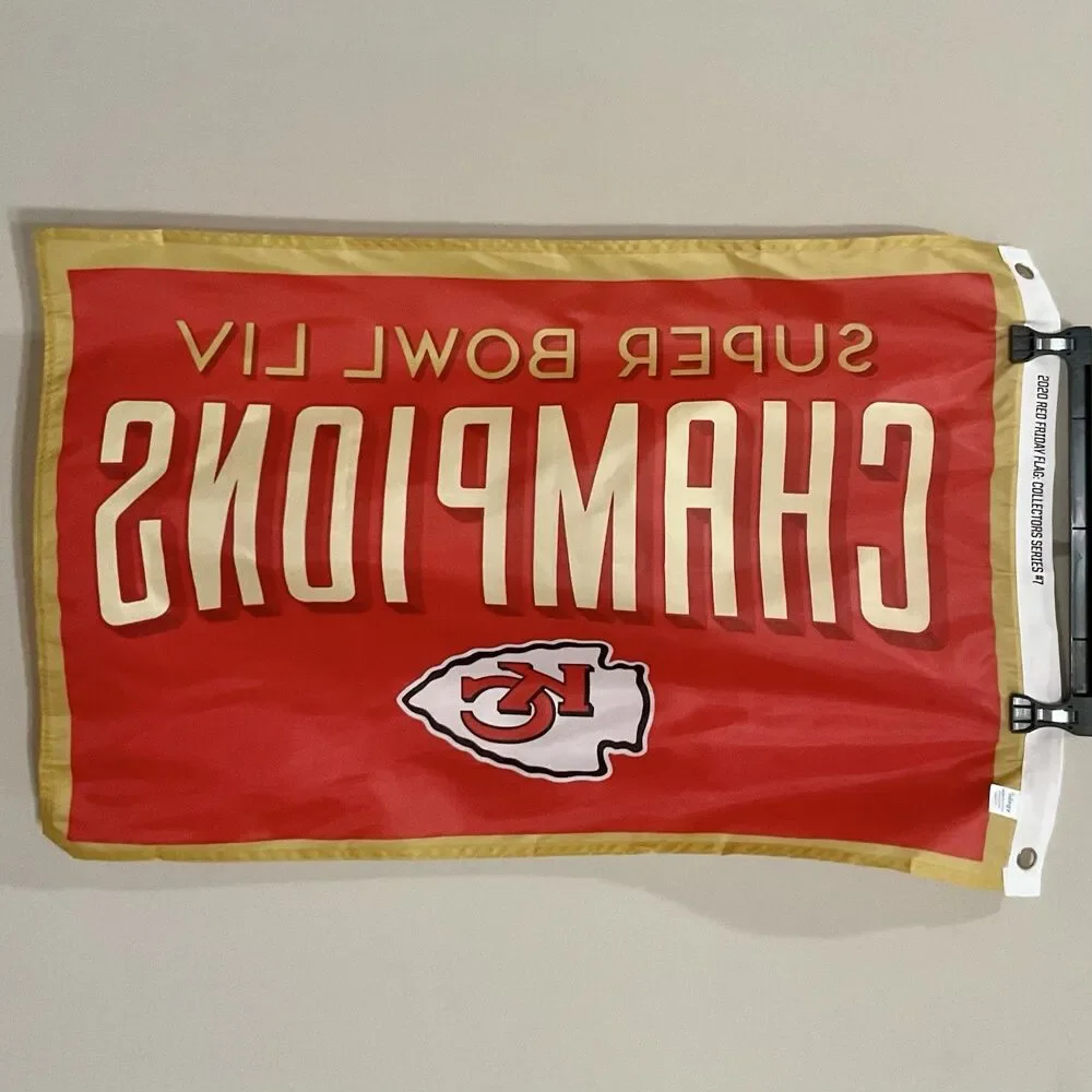 Kansas City Chiefs Kingdom NFL Football 2020 Red Friday Flag #7 KC New